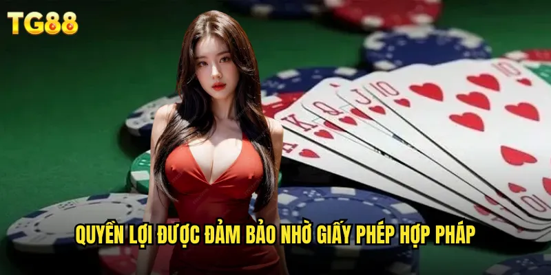 Giấy Phép Hoạt Động TG88 Hợp Pháp Từ Curaçao Gaming 2 Quyền lợi được đảm bảo nhờ giấy phép hợp pháp