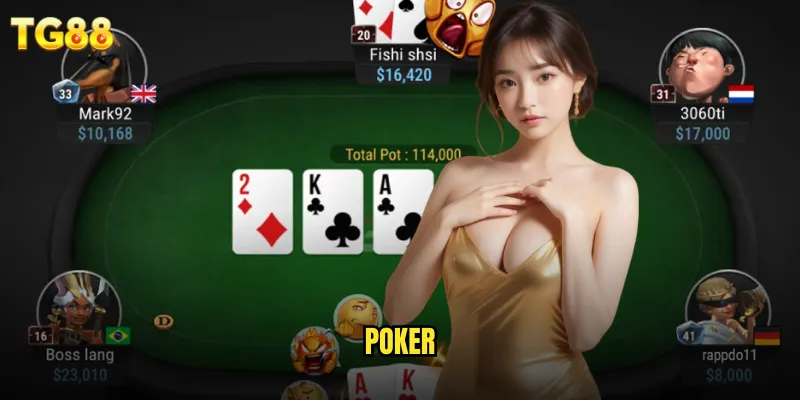 Poker TG88 Texas Hold'em Chuyên Nghiệp Với Giải Đấu Hàng Ngày 3 poker